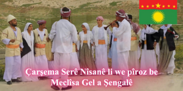 Li Şengalê pîrozbahiyên Cejna Çarşema Serê Nîsanê dest pê kir