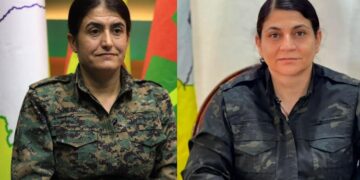 Şandeya YPJê bi rayedarên Şamê re civiya