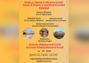 Erxenî de Panelê Ziwan û Edebîyatê Kurdkî yeno viraştene