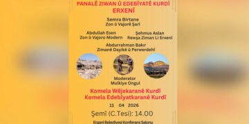 Erxenî de Panelê Ziwan û Edebîyatê Kurdkî yeno viraştene