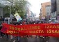 Di pîrozbahiyên 1ê Gulanê de wêneya Abdullah Ocalan hat vekirin