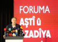 Forûma Aştî û Azadiya Civakî: Divê statuya Rêberê Gelê Kurd Abdullah Ocalan were dabînkirin