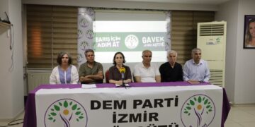 DEM Partî ya Îzmîrê banga tevlîbûna meşa 16ê Gulanê kir
