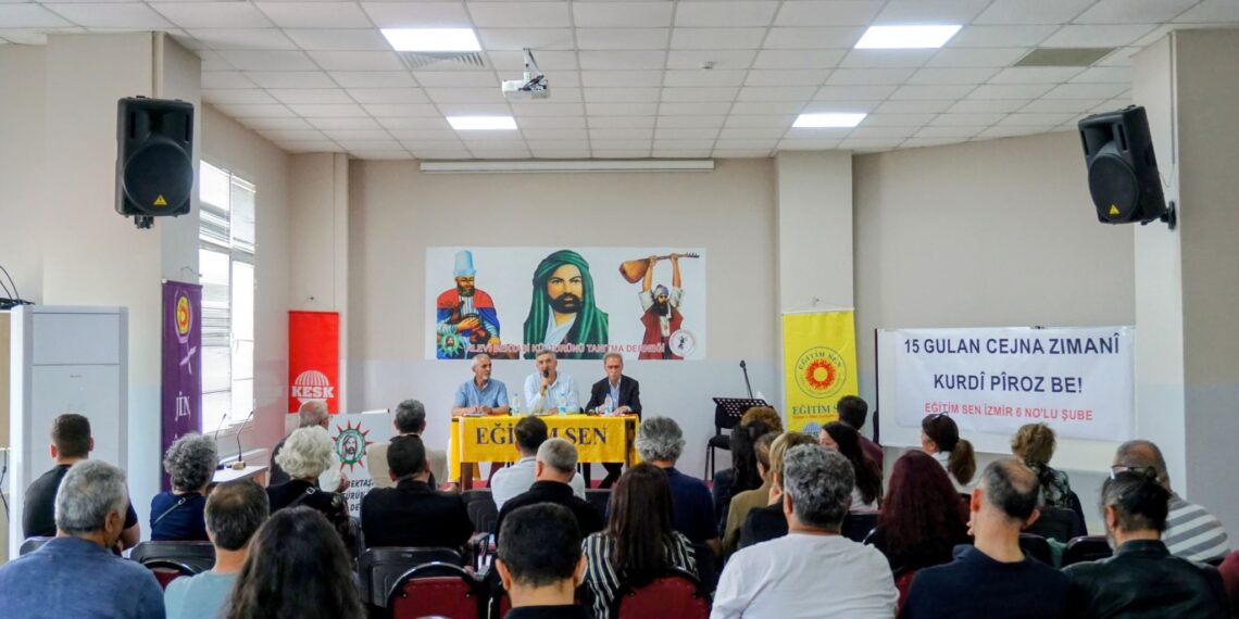 Egîtîm Sen a Îzmîrê Cejna Zimanê Kurdî pîroz kir 