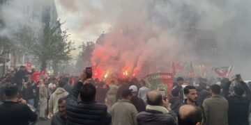 Derketina Amedsporê ya Super Lîgê li gelek bajaran tê pîrozkirin