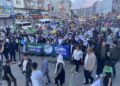 Li Cizîrê Botan bi hezaran kes ji bo aştî û azadiya Ocalan meşiya