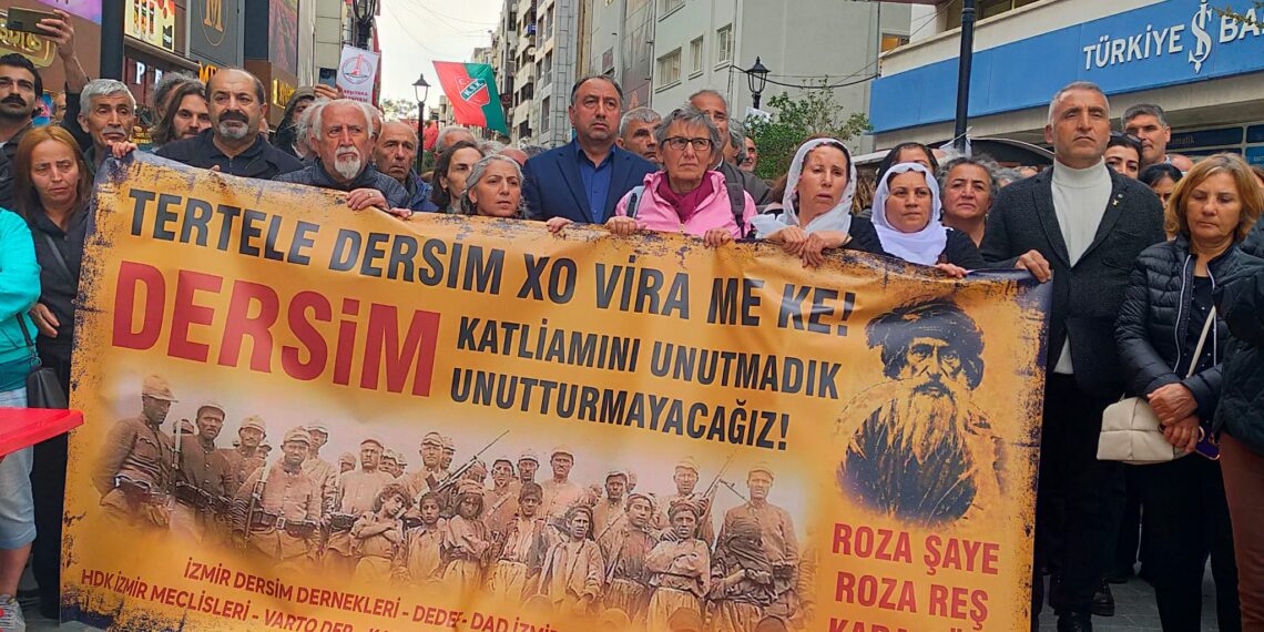Terteleya Dêrsîmê li Îzmîrê hate şermezarkirin