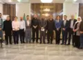 Malzûm Ebdî û Îlham Ehmed bi şandeya koçberên Serêkaniyê re civiyan
