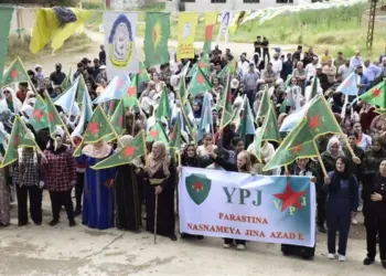 Şarê Til Temir û Zirganî bi mîtîngêk paştî daye YPJ’yî