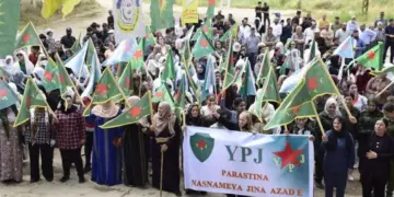 Şarê Til Temir û Zirganî bi mîtîngêk paştî daye YPJ’yî