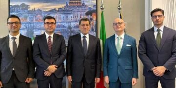 Konslosxaneya Îtalyayê ya Hewlêrê Mazlûm Ebdî pêşwazî kir