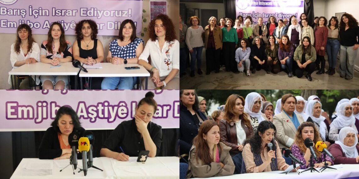 Ji înîsiyastîfa jinan daxuyaniyên ‘Em di Aştiyê de israr dikin’