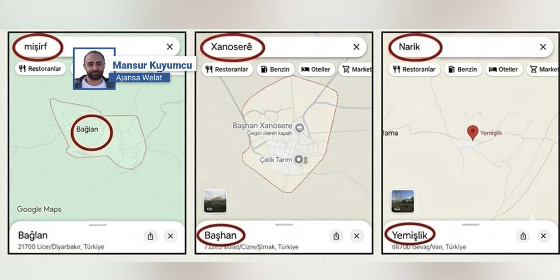 Kurd bi ‘arşîva dîjîtal’ navên gund û bajarên xwe diparêzin
