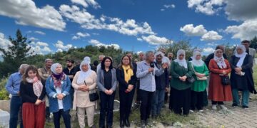 Li Amedê serdana goristanên cangoriyan hate kirin