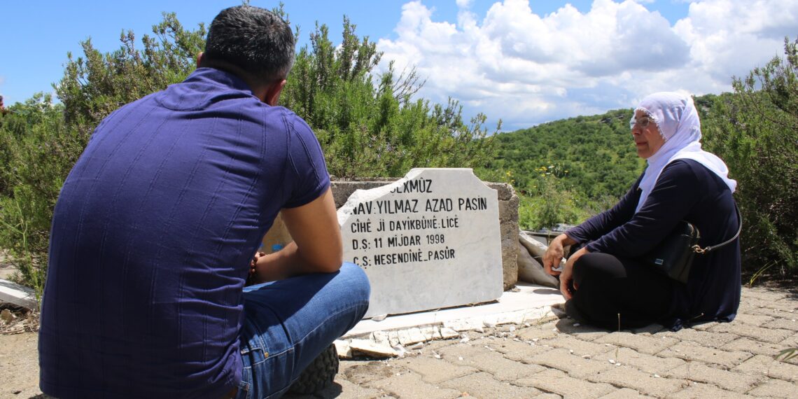 Li Amedê serdana goristanên cangoriyan hate kirin