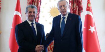 Barzanî û Erdogan civiya: Geşedanên herêmê hatin nîqaşkirin