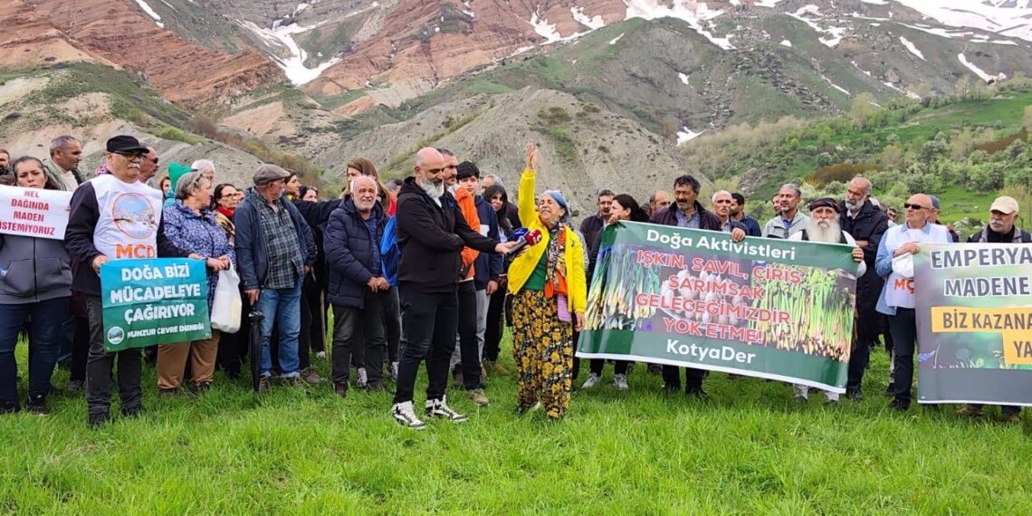 Li Dêrsimê çalakiya li dijî talana xweza û banga têkoşînê