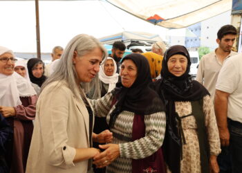 Çîgdem Kiliçgun Ûçar li Cizîrê û Hezexê bi gel re civiya