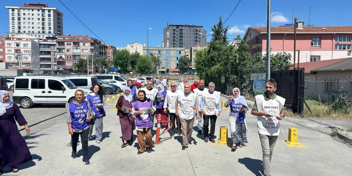 Li gelek navçeyên Stenbolê amedekariyên Mitînga Azadiyê