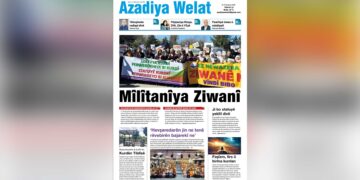 Azadiya Welat bi manşeta ‘Mîlîtanîya Ziwanî’ derket