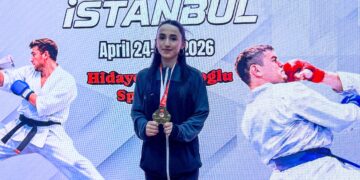 Karatevan Nazli Bozkûrt bû şampiyona cîhanê