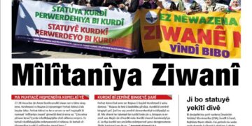 Azadîya Welat bi manşetê ‘Mîlîtanîya Ziwanî’ vejîya