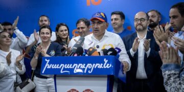 Di hilbijartina li Ermenistanê de partiya Paşînyan bi ser ket
