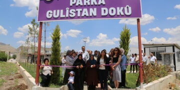 Şaredariya Erxeniyê bi navê Gulîstan Dokûyê parkek vekir