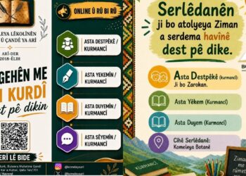 Li ARÎ-DER û BOTAN-DERê serlêdanên kursên Kurdî dest pê kirin