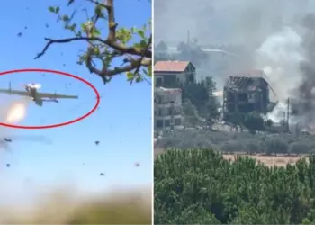 Hizbullahê bi dronan li baregeheke Îsraîlê xist