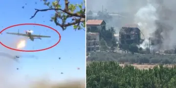 Hizbullahê bi dronan li baregeheke Îsraîlê xist