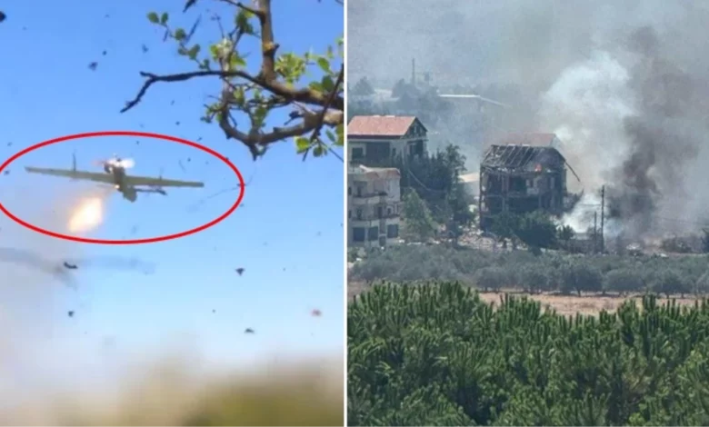 Hizbullahê bi dronan li baregeheke Îsraîlê xist